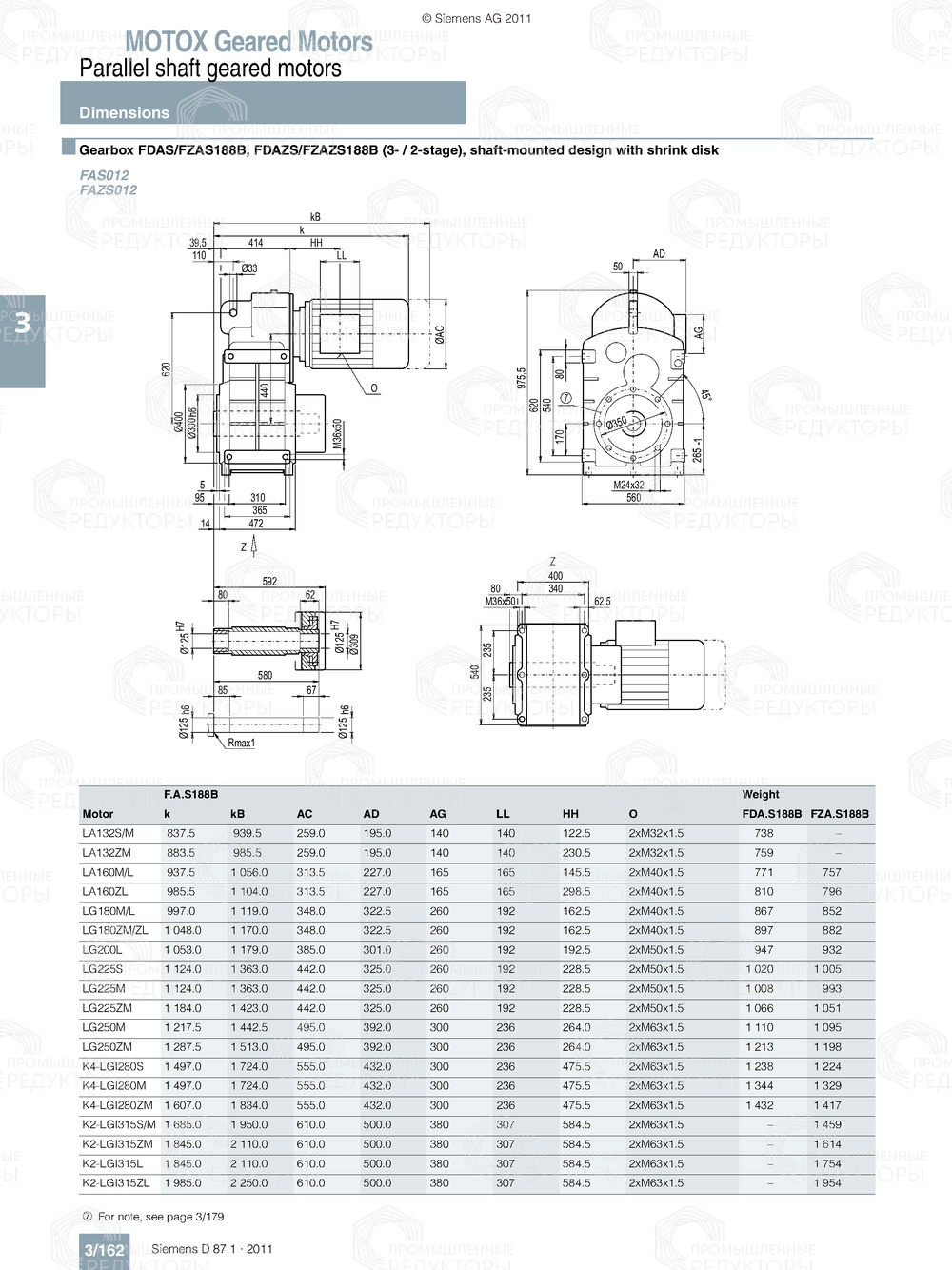 Мотор-редуктор Flender FDZ-FZZ188B Flender FDZ-FZZ188B